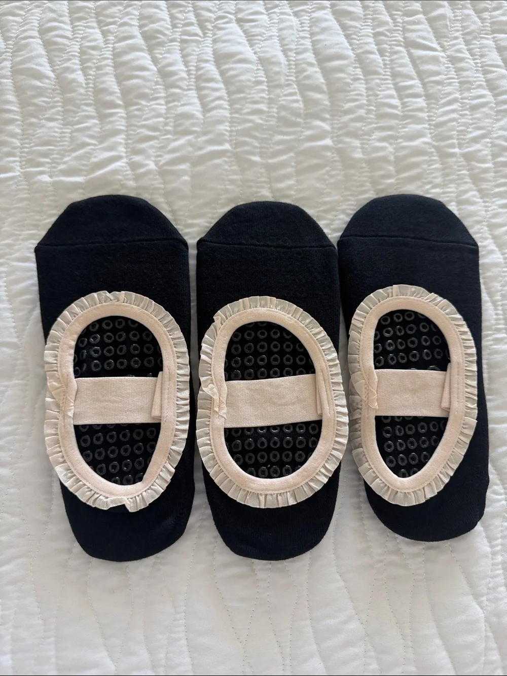3 pairs Non-slip socks yoga/pilates/barre